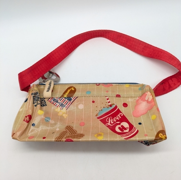 Harajuku Lovers Small Plastic Coated Canvas Mini Handbag - Picture 6 of 13